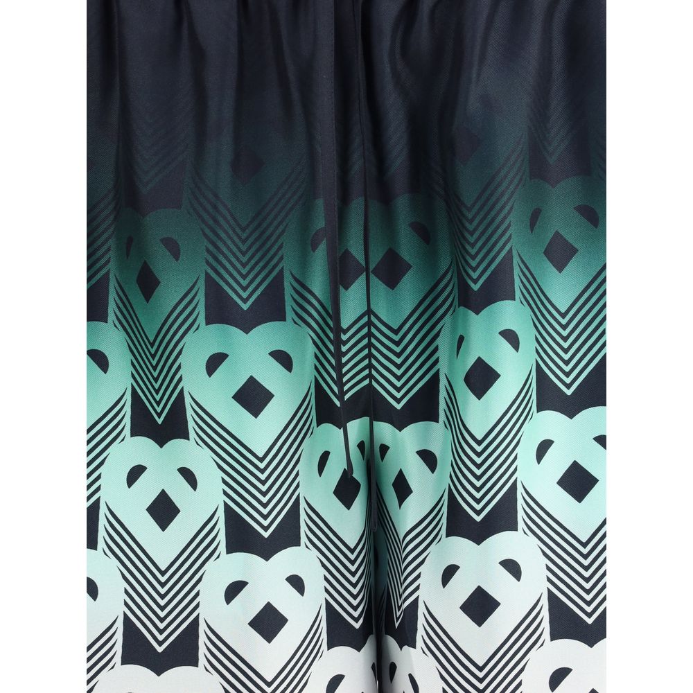 Casablanca Multicolor Silk Bermuda Shorts Casablanca