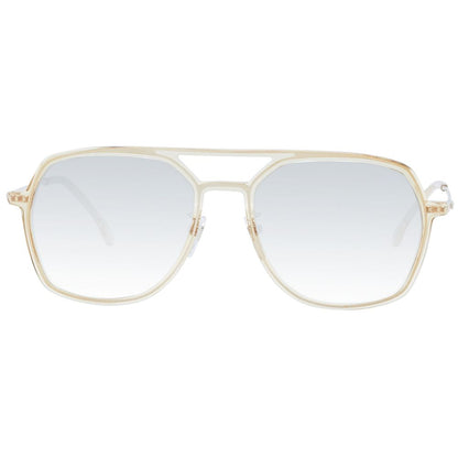 Lozza Beige Acetate & Plastic Sunglasses