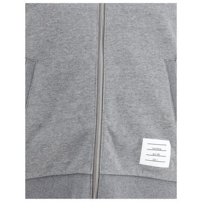 Thom Browne Gray Cotton Sweatshirt