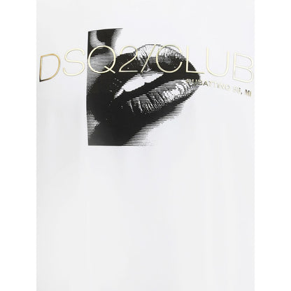 Dsquared² White Cotton T-Shirt