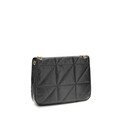 Saint Laurent Black Lamb Ovis Aries Aries Shoulder Bag