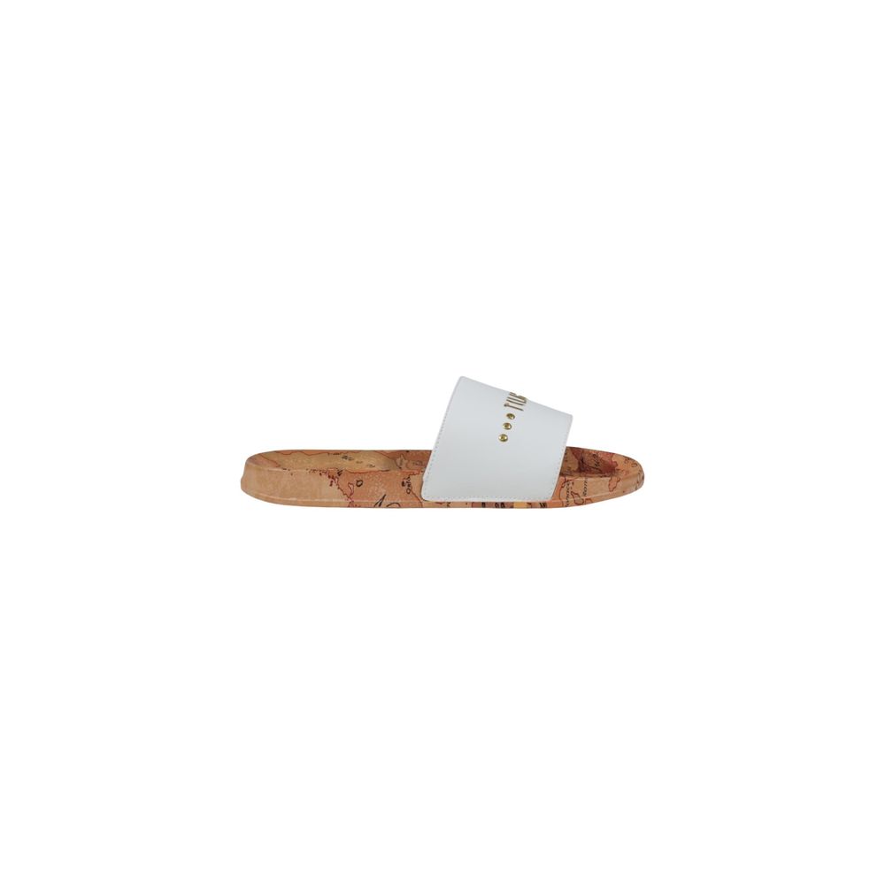 Alviero Martini Prima Classe White Polyethylene Slippers