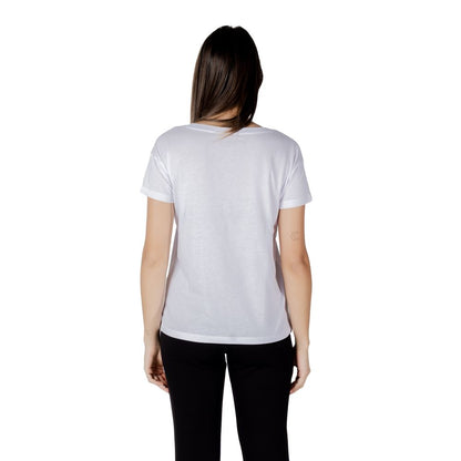 Armani Exchange White Cotton T-Shirt
