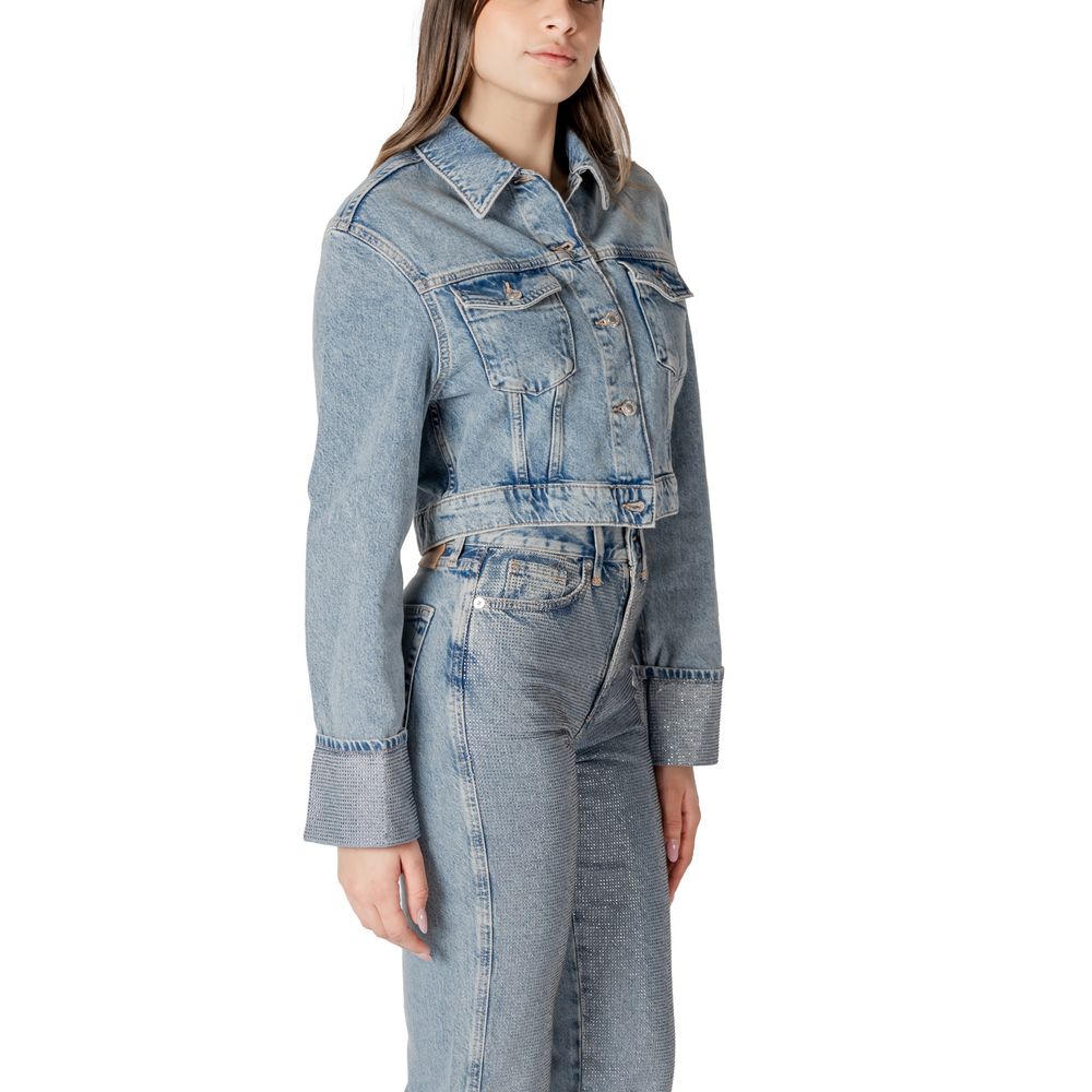 Only Light Blue Organic Cotton Denim Jacket