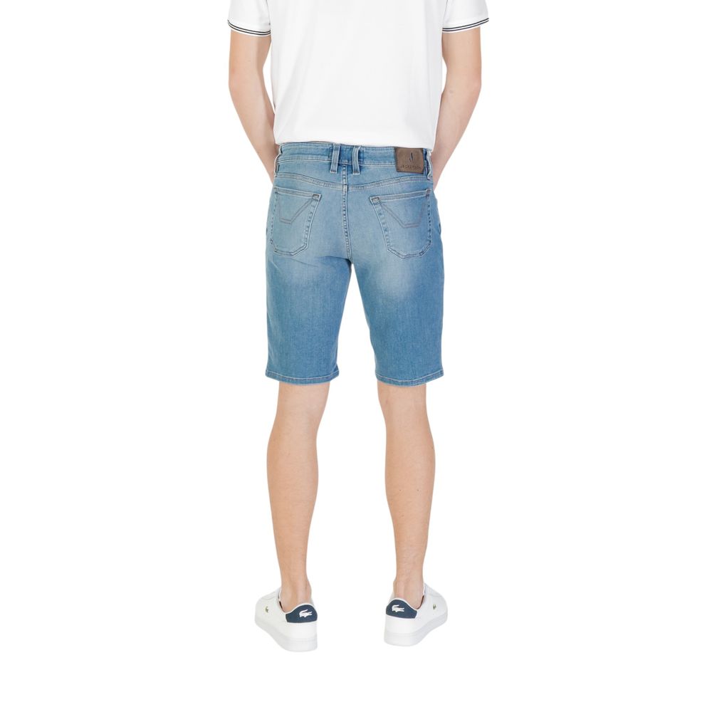 Jeckerson Light Blue Cotton Bermuda Shorts Jeckerson