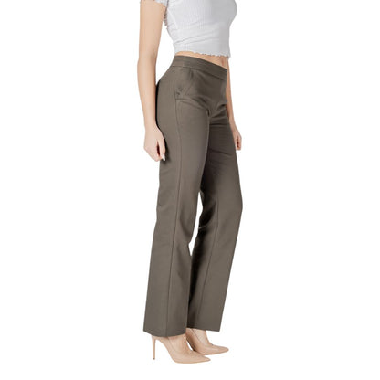Morgan De Toi Bicolor Cotton Casual Pants