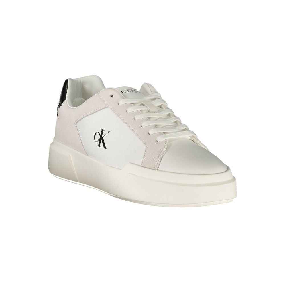 Calvin Klein Bianco Leather Men Sneaker