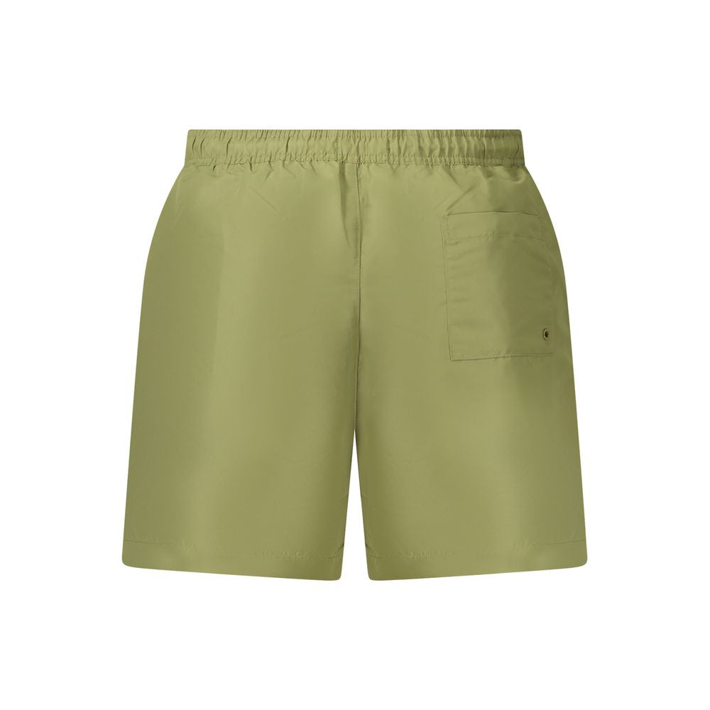 Calvin Klein Verde Polyester Men's Swim Boxer