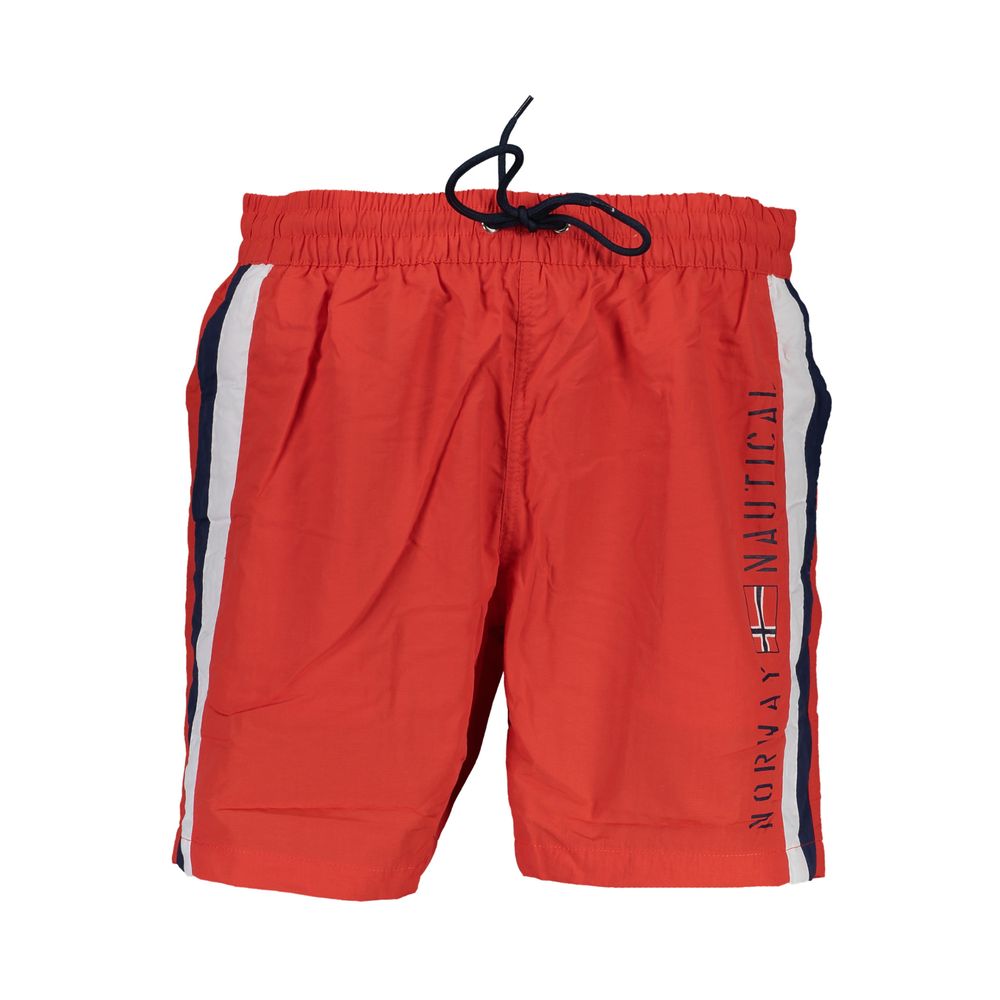 Norway 1963 Red Polyamide Shorts