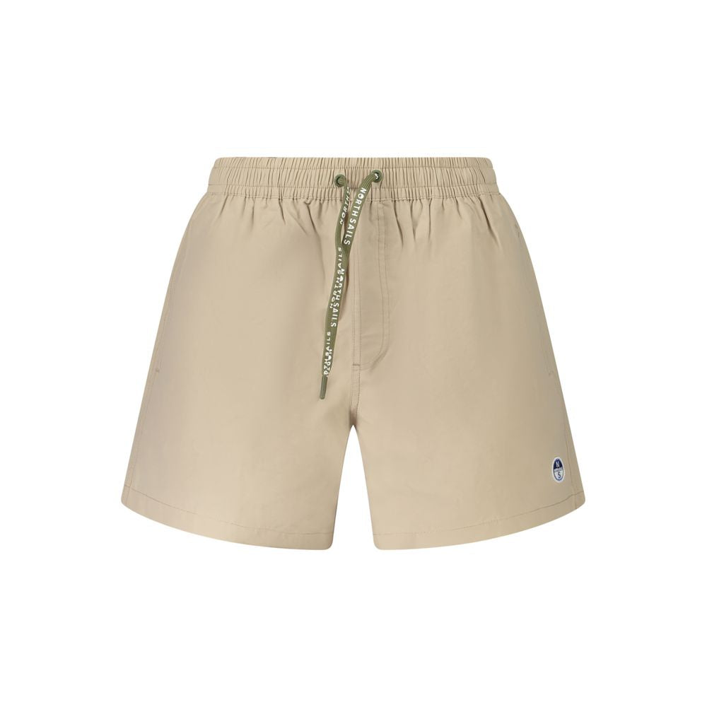 North Sails Beige Nylon Men's Swim Trunk