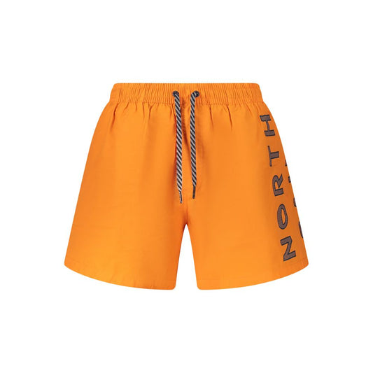 North Sails Arancione Nylon Men's Swim Boxer