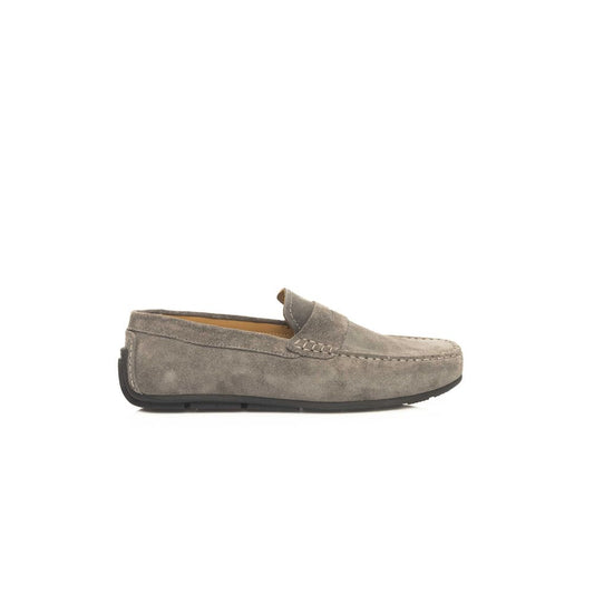 Cerruti 1881 Gray Cowhide Men's Loafer 1728,67345744032,Cerruti 1881,EU41/US8,EU42/US9,Gray,Loafers - Shoes,Men,New with tags,Shoes,Slip-On Loafers - Loafers - Shoes
