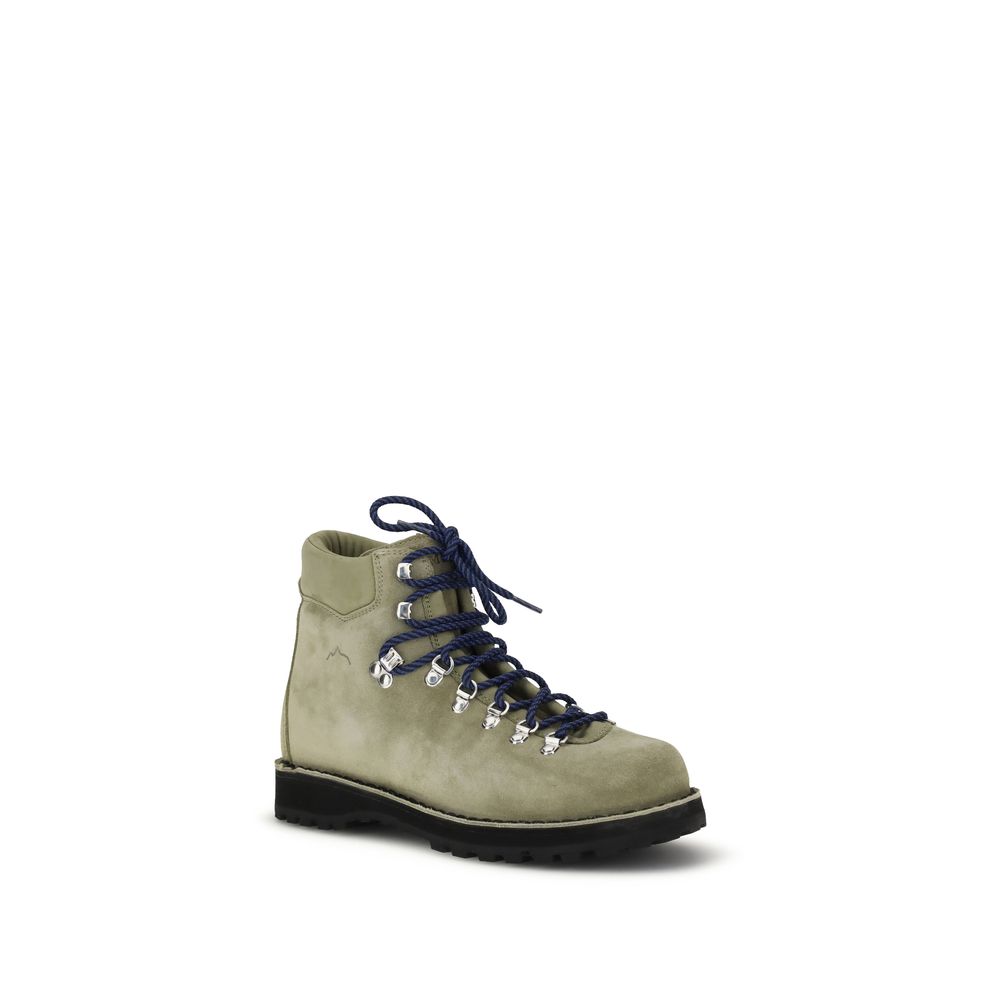 Diemme Bicolor Leather Lace-Up Boots