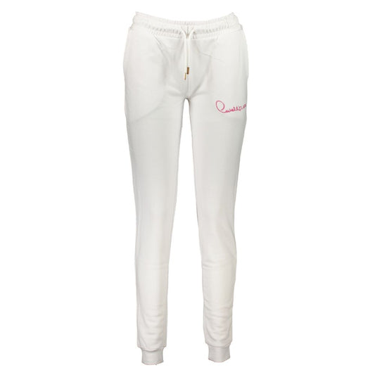 Cavalli Class White Cotton Women's Sweatpant