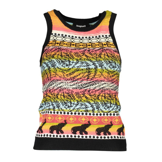 Desigual Black Viscose Women Tank