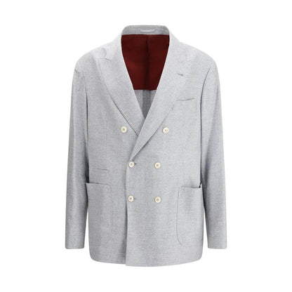 Brunello Cucinelli Gray Wool Blazer