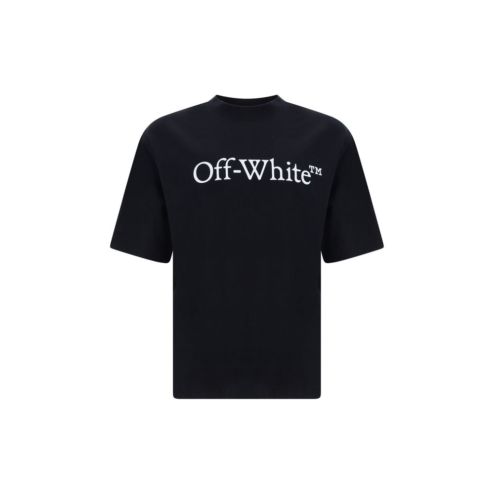 Off-White Black Cotton T-Shirt Off-White