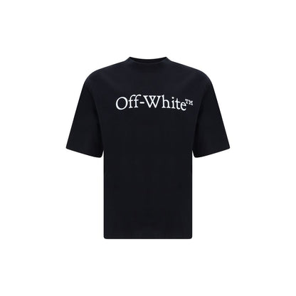 Off-White Black Cotton T-Shirt Off-White