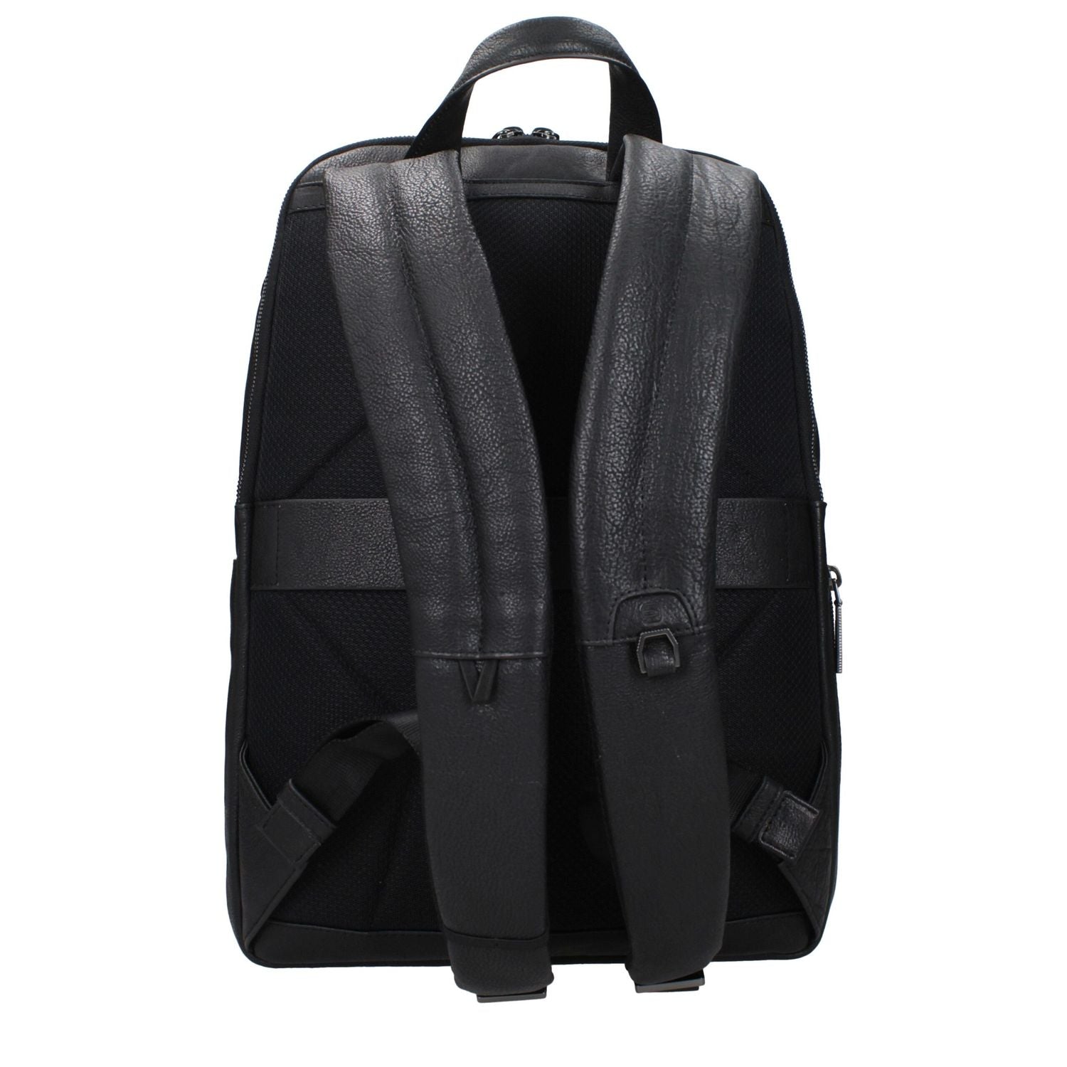 Piquadro Black Leather Backpack
