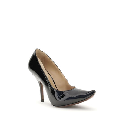 Margiela Black Calf Leather Bos Taurus Pumps