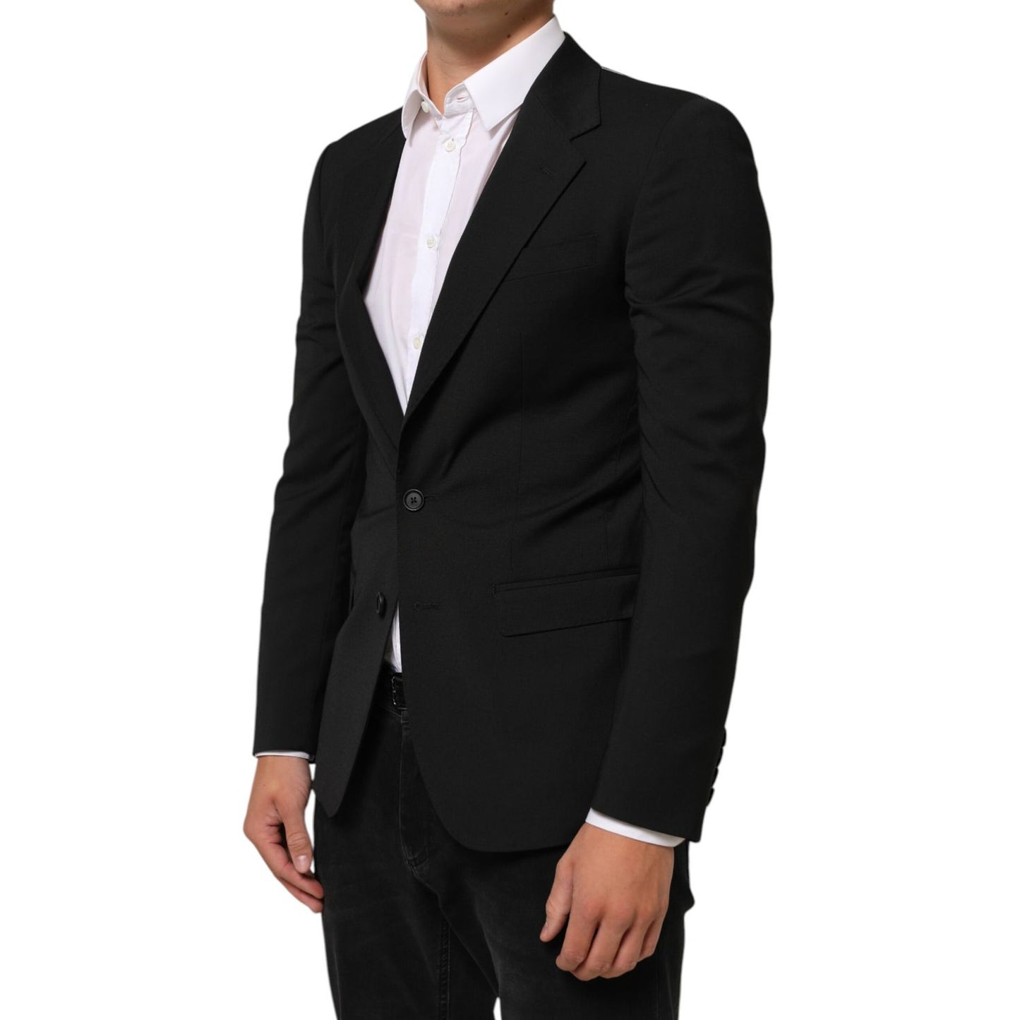 Dolce & Gabbana Black STAFF 2 Buttons Suit Jacket Blazer