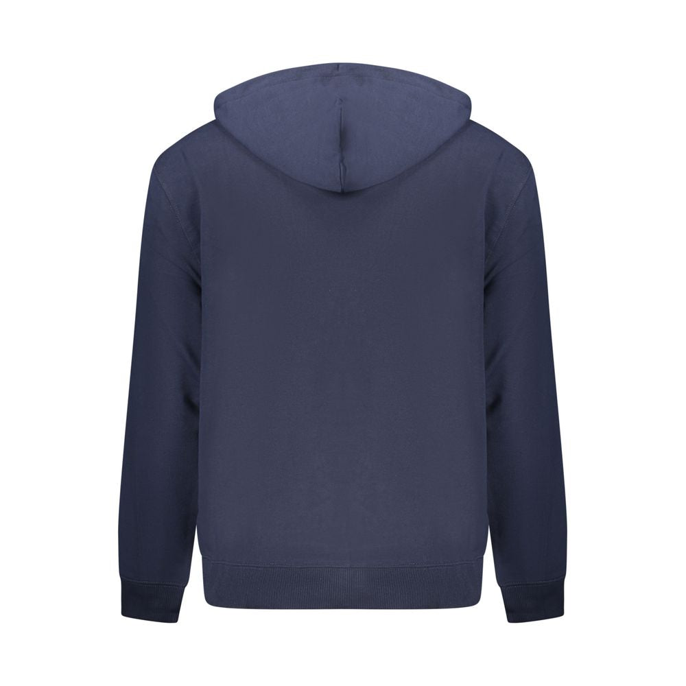 Calvin Klein Blu Cotton Men Sweatshirt