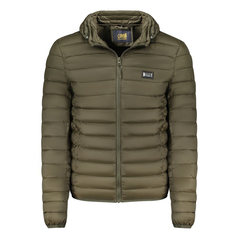 Cavalli Class Verde Polyester Mens Jacket