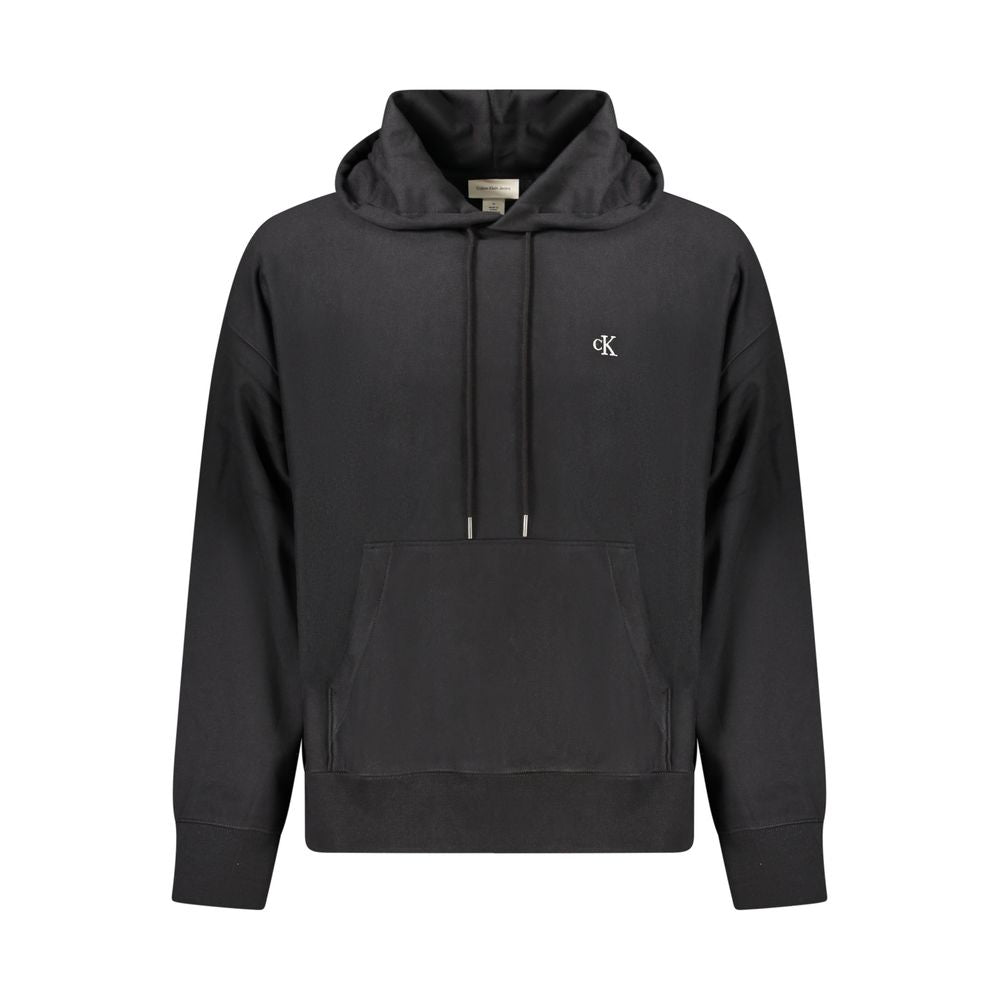 Calvin Klein Black Cotton Men Sweatshirt