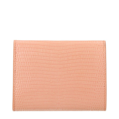 Jil Sander Pink Leather Wallet