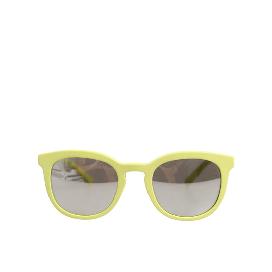 Dolce & Gabbana DG4324 Yellow Framed Mirrored Lenses Eyewear Sunglasses