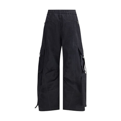 Dolce & Gabbana Black Cotton Cargo Pants