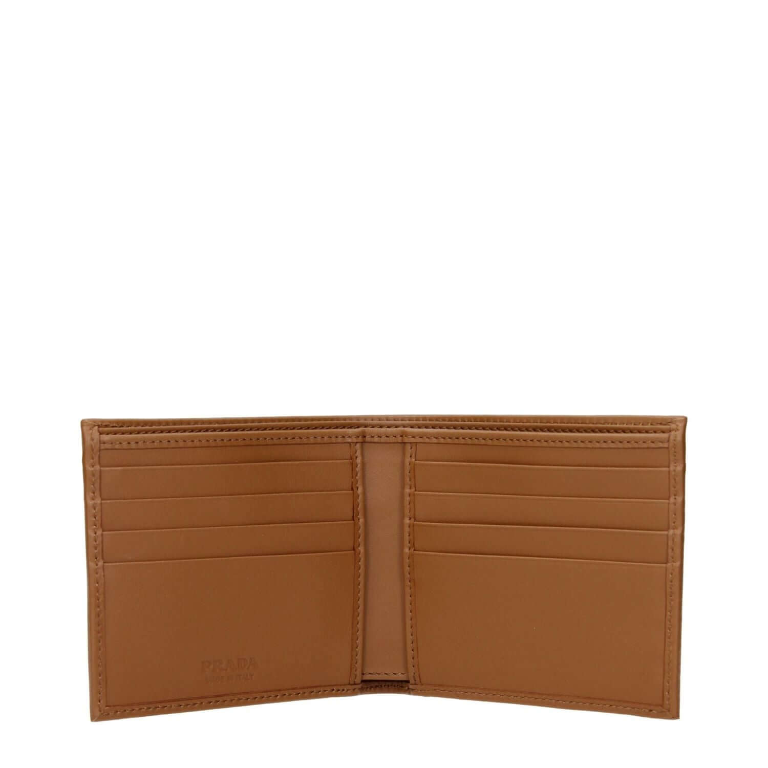 Prada Brown Fabric Wallet