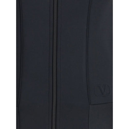 Valentino Black Polyester Sweatshirt