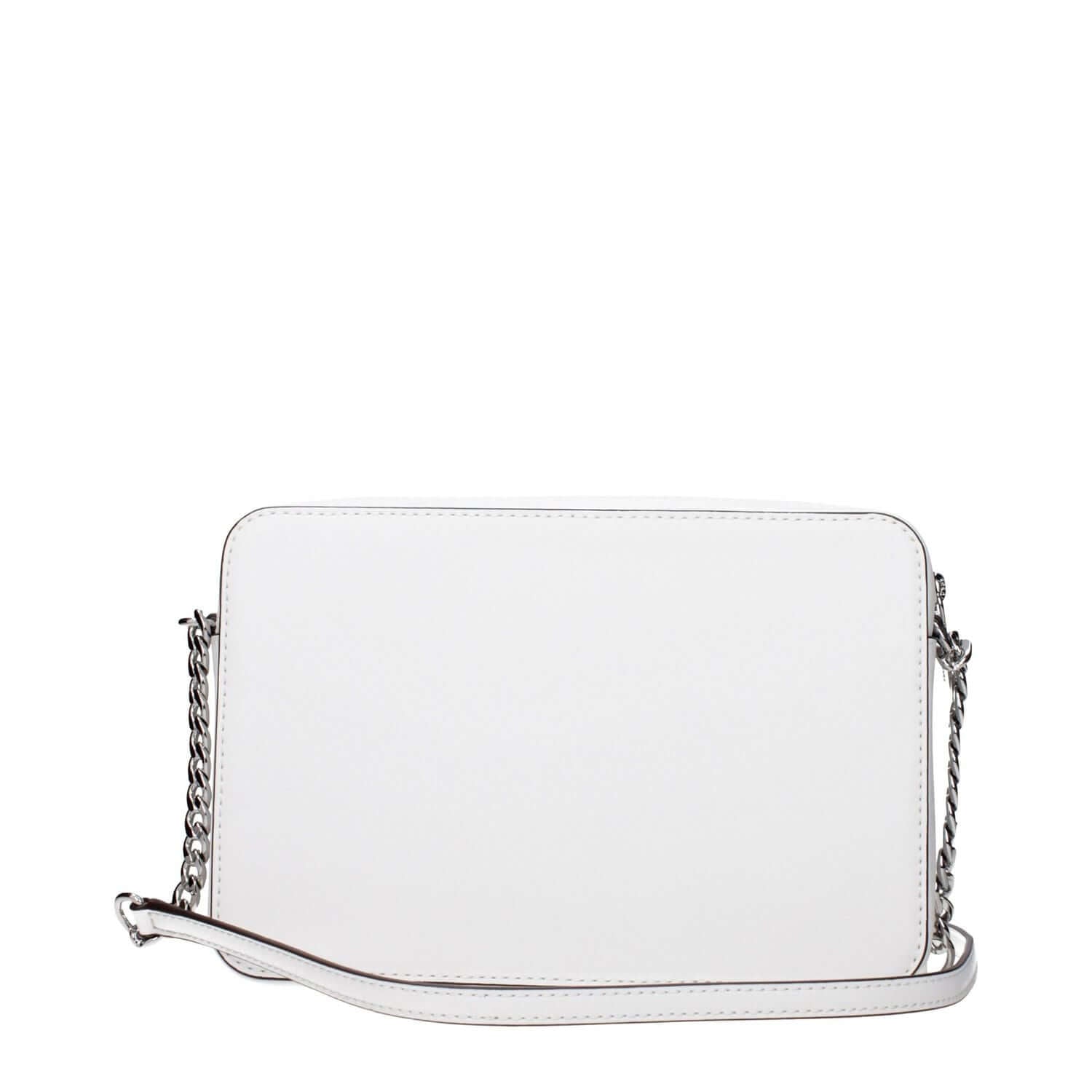 Michael Kors White Leather Crossbody Bag