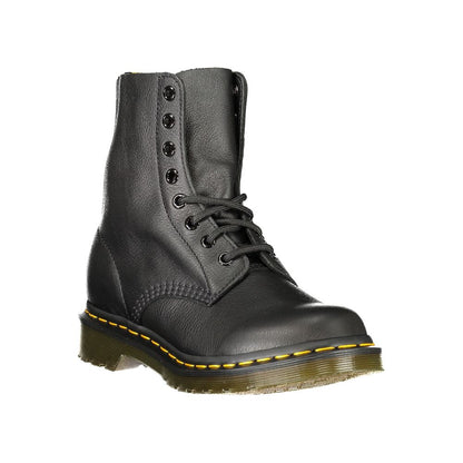Dr. Martens Black Leather Unisex Boot