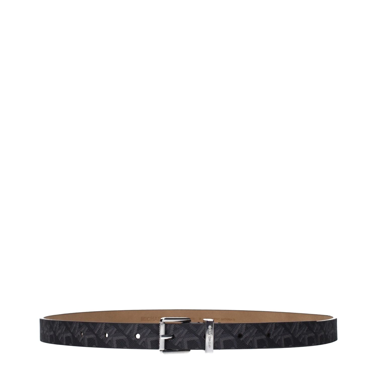 Michael Kors Gray Fabric Regular Belt