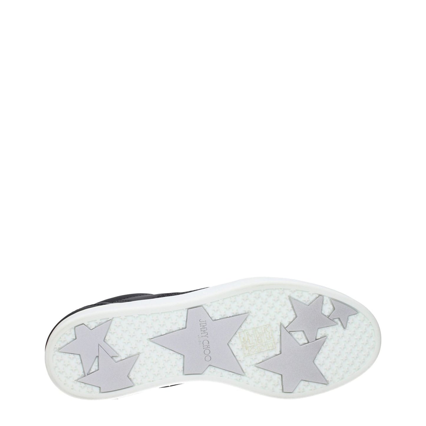 Jimmy Choo Black Leather Low Top Sneakers