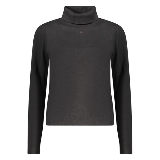 Tommy Hilfiger Black Cotton Women Sweater