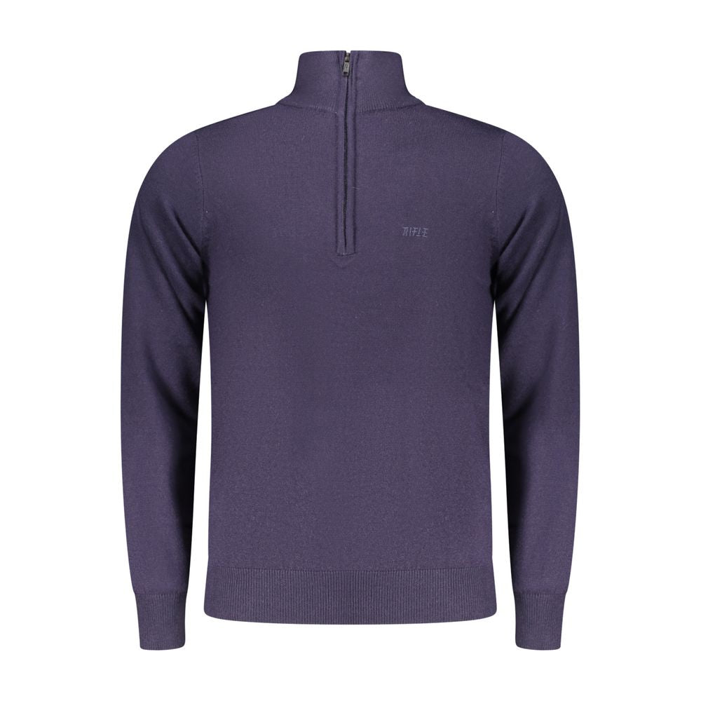 Rifle Blu Polyester Men Sweater
