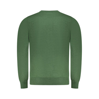 Rifle Green Wool Men Sweater