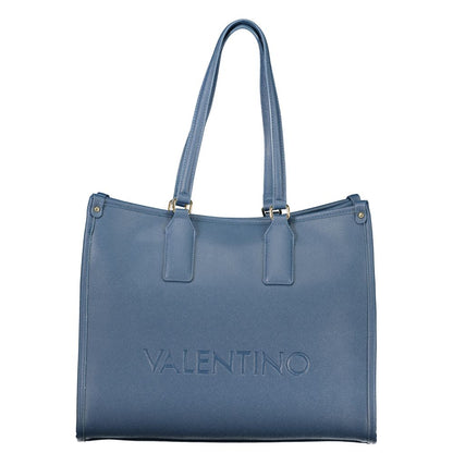 Mario Valentino Blu Polyurethane Women Handbag