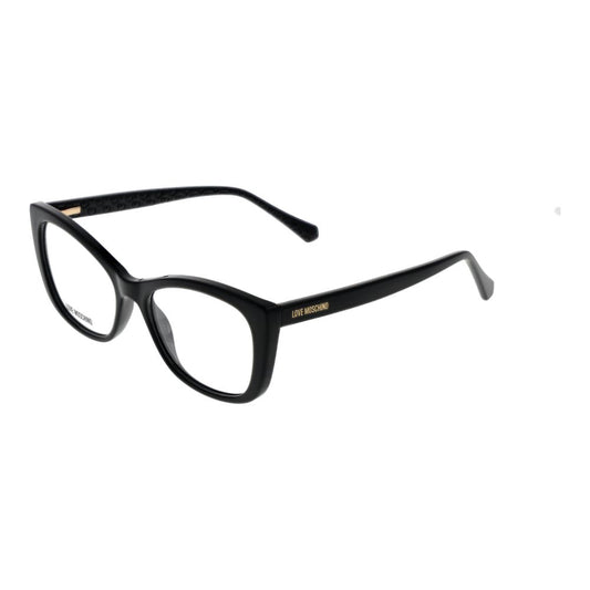 Love Moschino Black Cellulose Propionate Glasses (Frames) 1728,67345776800,Accessories,Black,Glasses (Frames) - Glasses and Sunglasses - Accessories,Glasses and Sunglasses - Accessories,Love Moschino,New with tags,Women