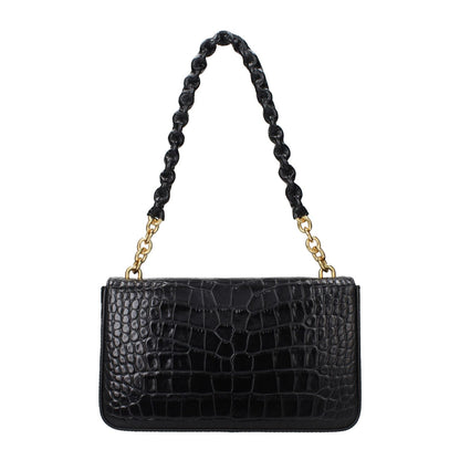 Tom Ford Black Leather Shoulder Bag