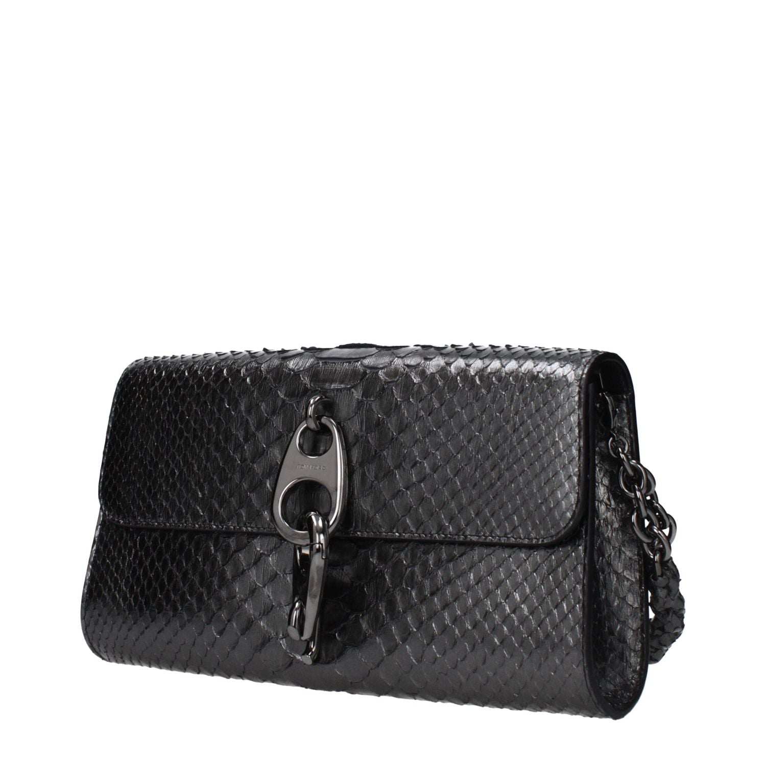 Tom Ford Gray Skin Clutch Bag
