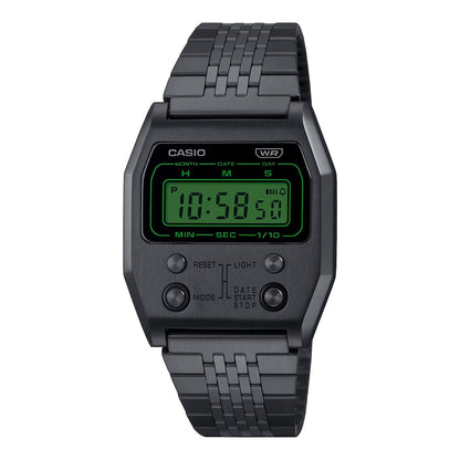 Casio Black Stainless Steel Digital Watch