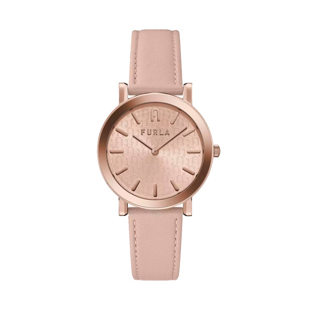 Furla Multicolor Leather Dress Watch