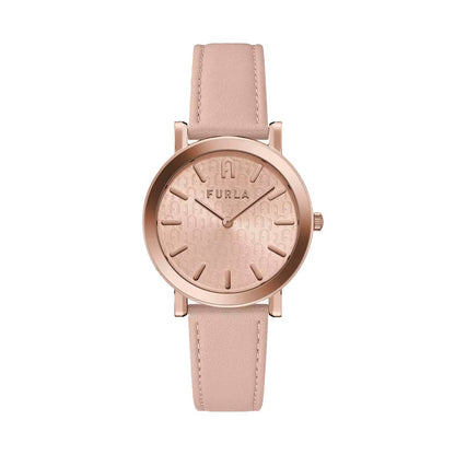 Furla Multicolor Leather Dress Watch
