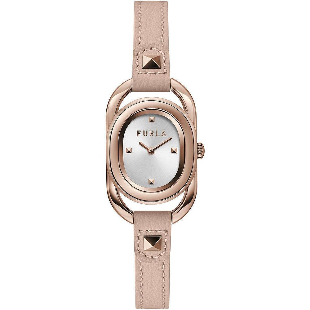 Furla Multicolor Leather Dress Watch