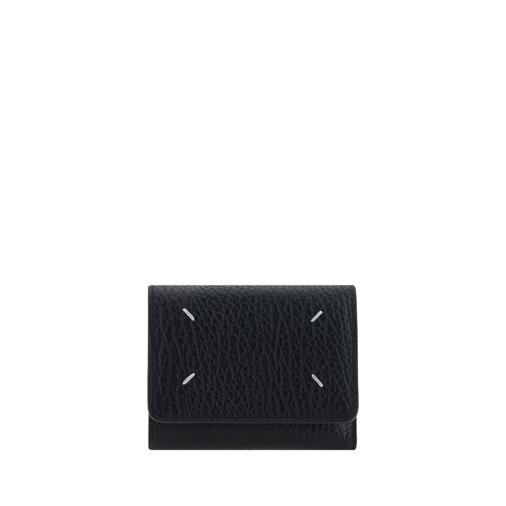 Margiela Black Calf Leather Bos Taurus Wallet Margiela