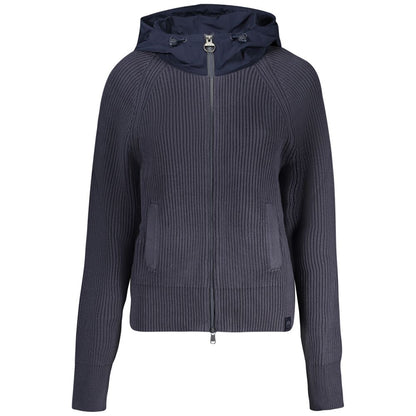 North Sails Blu Polyester Women Cardigan
